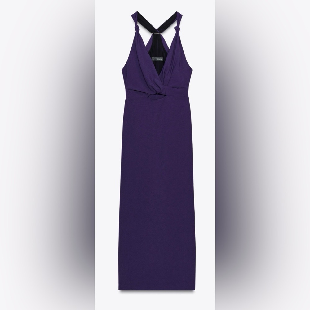 Zara Deep Purple Maxi Skirt